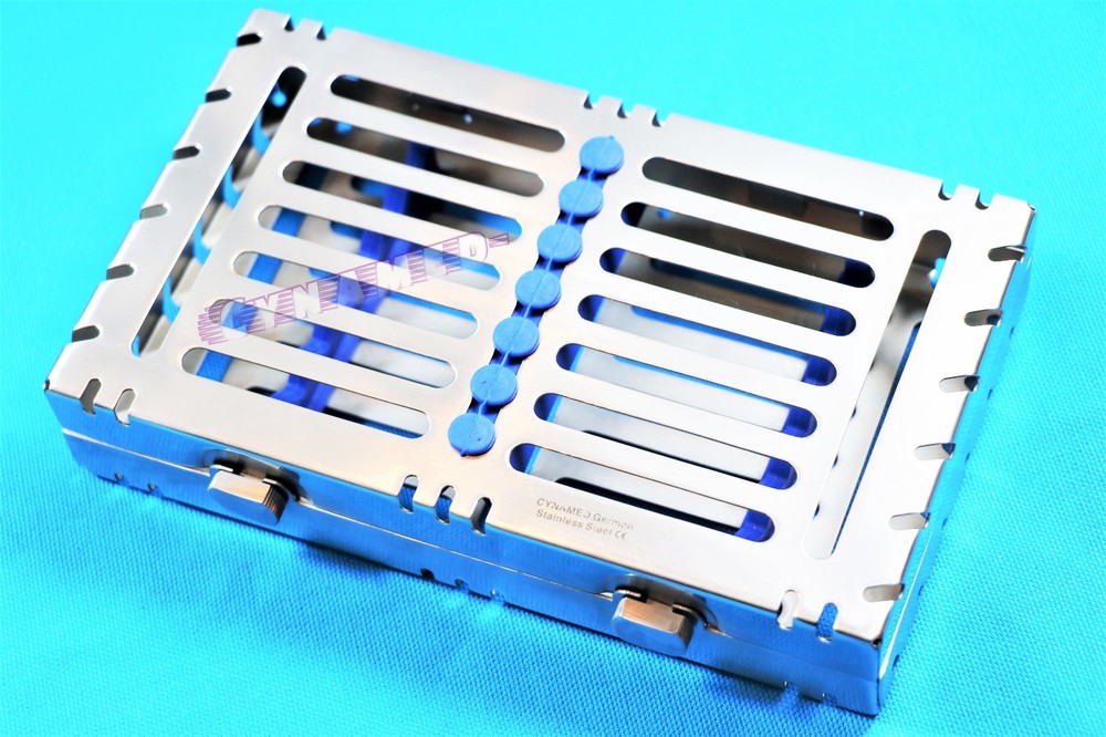 STERILIZATION CASSETTE FOR 7 INSTRUMENTS DENTAL STERILIZATION GERMAN PREMIUM