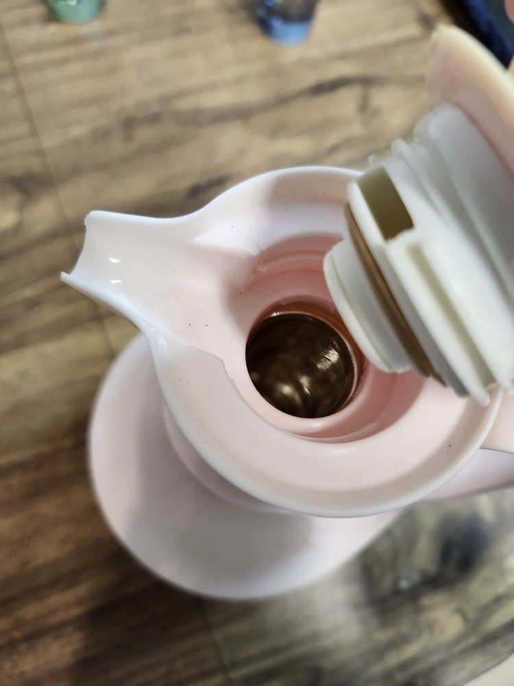 Vintage Mcm Pale Pink Made In RoC Coffee Server Tea Server