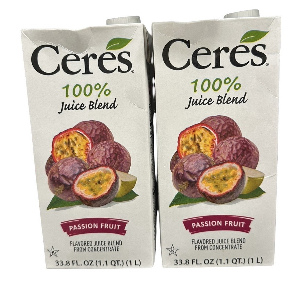 Ceres Passion Fruit 100% Juice Blend 1L 2 Pack