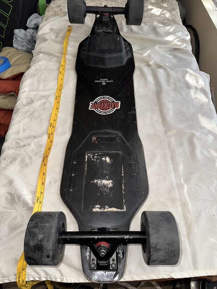 Backfire Electric Longboard Missing Parts Not Tested