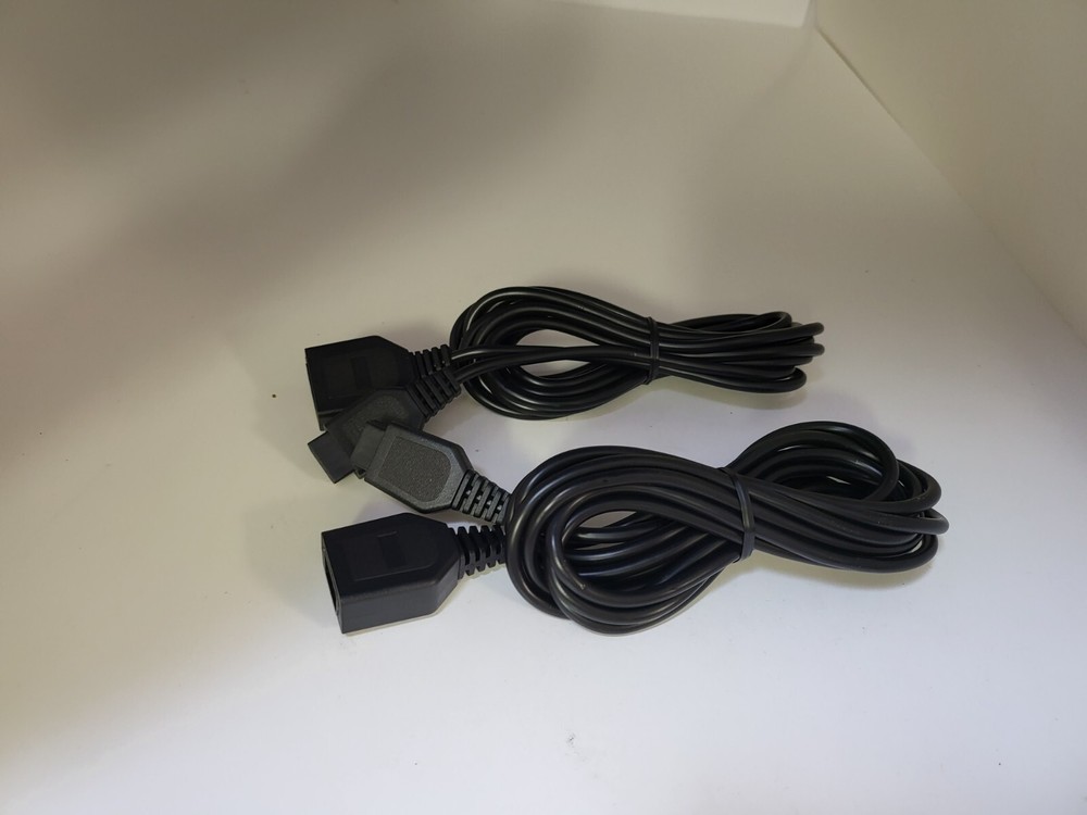 TWO 9 PIN 8FT Extra long Extension cables for C64 Commodore 64 Adam Joystick