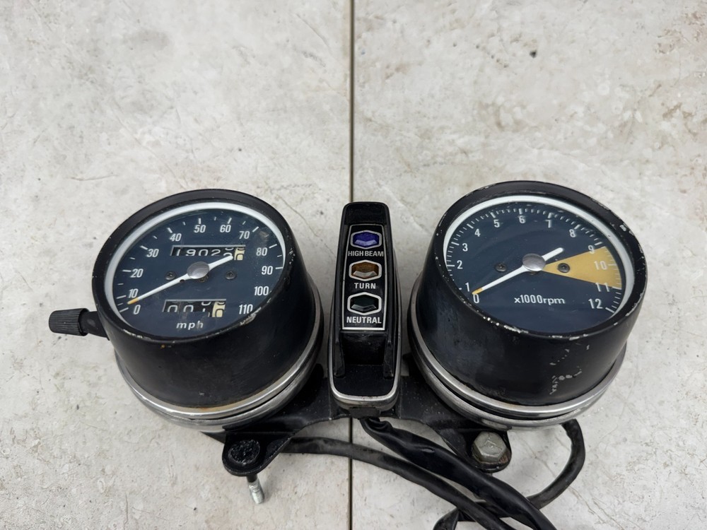 1976 Honda CB360T Gauges Speedometer Tachometer Cluster UNTESTED