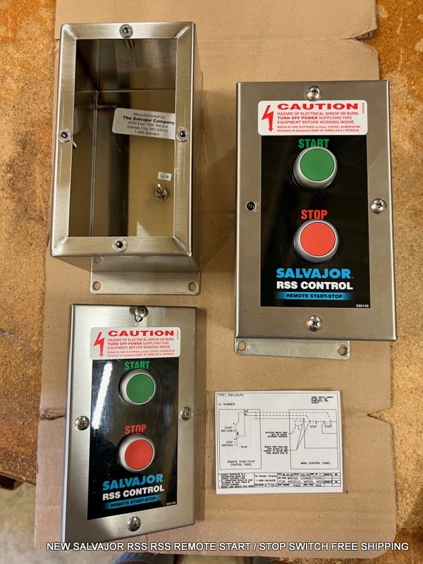 NEW SALVAJOR RSS RSS REMOTE START / STOP SWITCH FREE SHIPPING