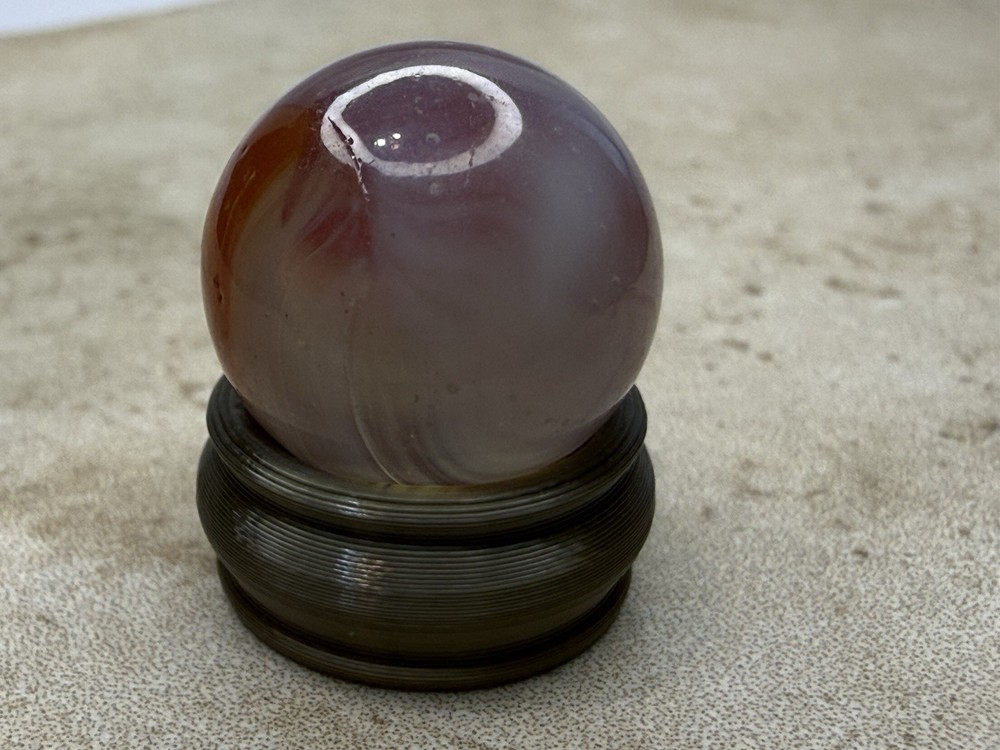 Glass Marble With Display Included lot #8342