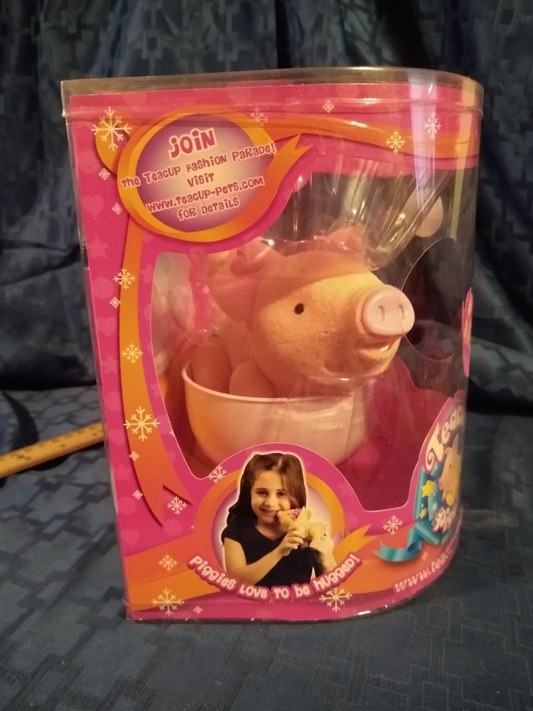 Princess Teacup Piggies Basic Unopened Box Cup Bottle Talking Interactive New
