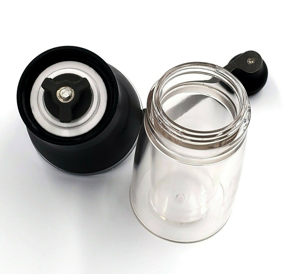 Small Manual Coffee Grinder Beans Nuts Adjustable Conical Ceramic Burr Spice