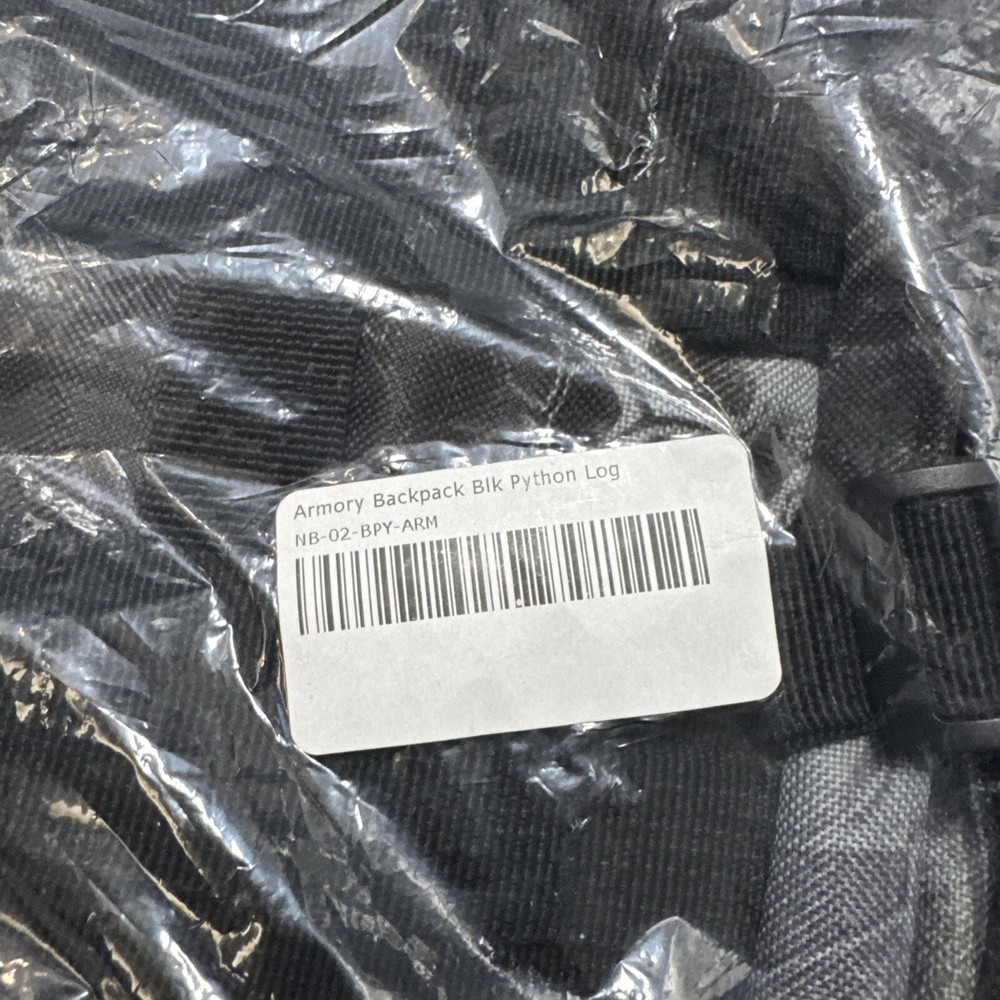 The Armory Tactical Backpack - Black Python NB-02-BPY-ARM