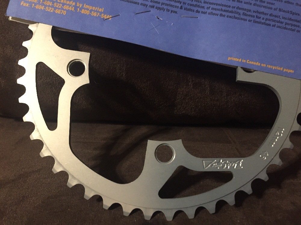 XTR BlackSpire 46 Teeth, 112 4 Bolt Sircle