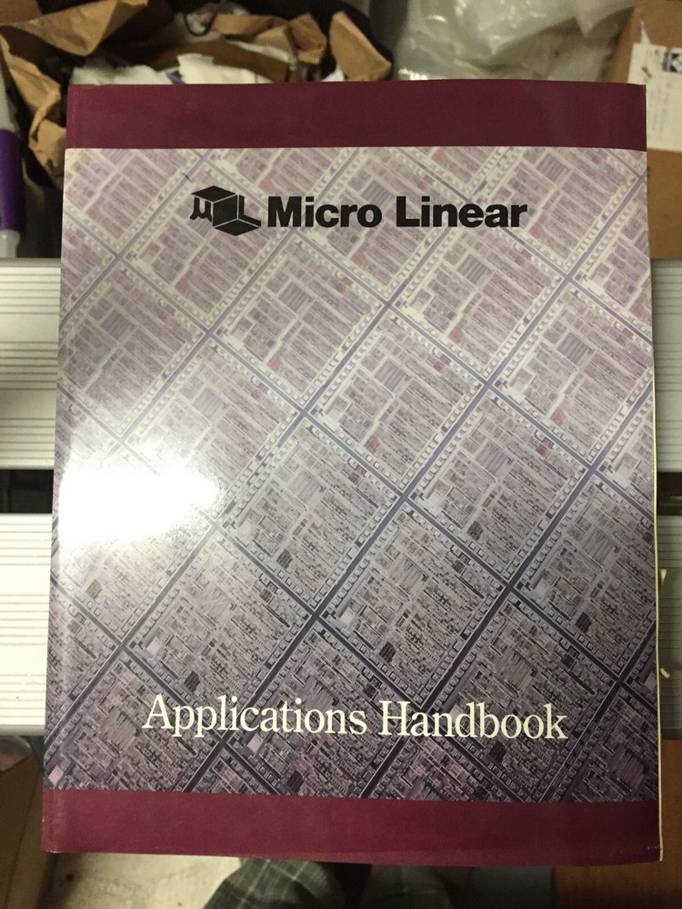 Data Book = Micro Linear Semiconductor Products and Applications Handbook 1995 =