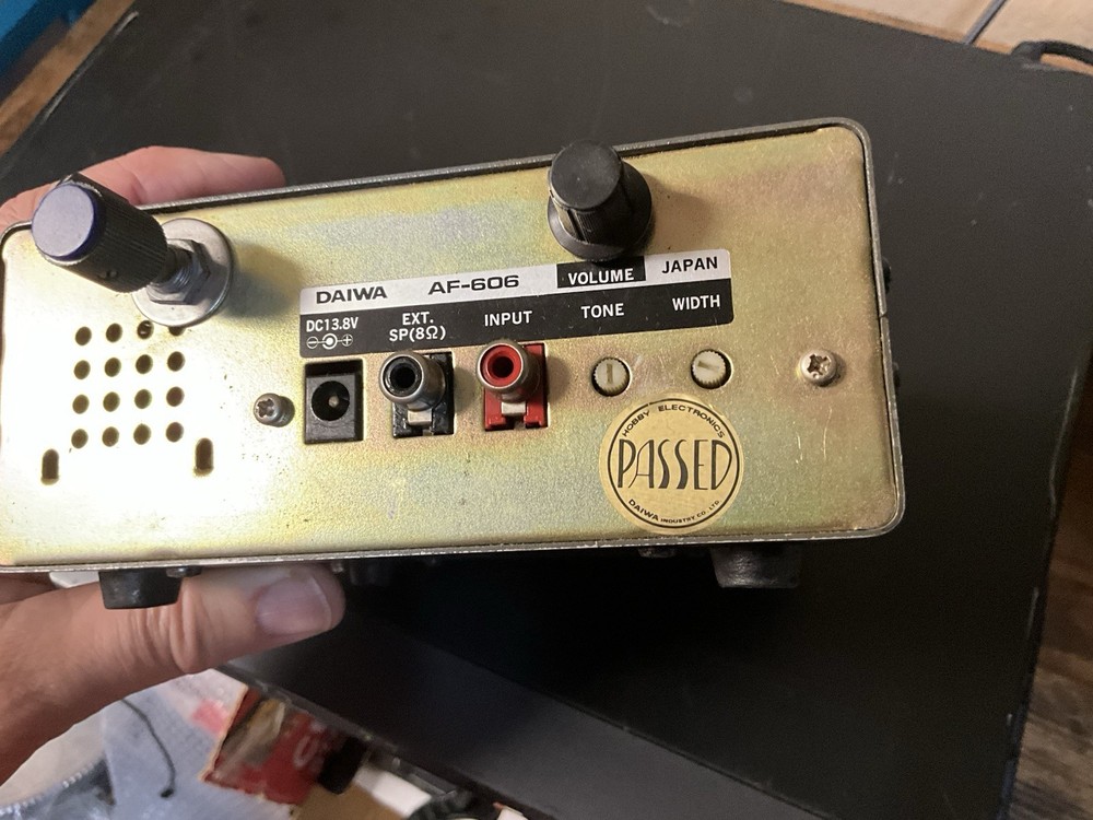 Daiwa AF-606K All Mode Active Filter for HAM Radio Nice Shape Untested Recently
