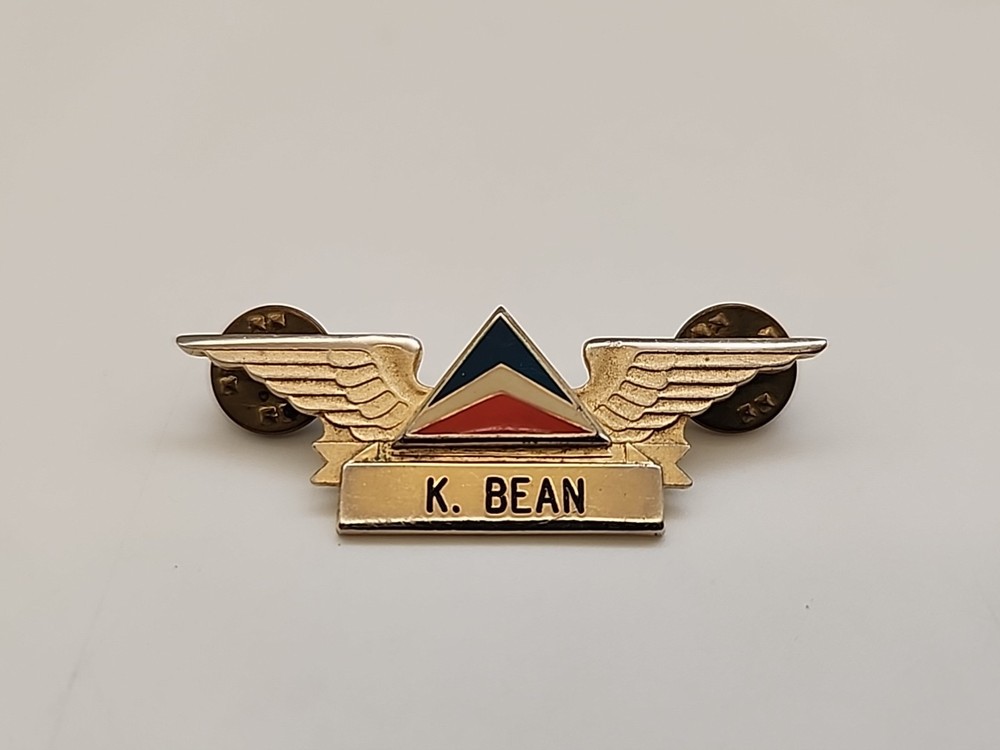Delta Airlines Flight Attendant Wing 4th issue Named 1980's