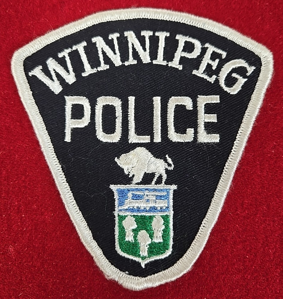 old vintage WINNIPEG CANADA POLICE PATCH