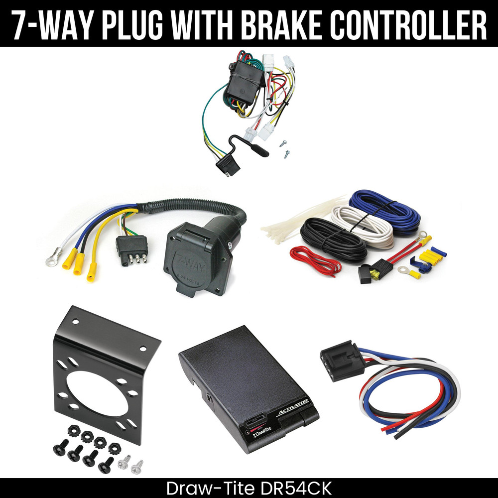 DrawTite 7-Way Wire Brake Control For 96-04 Nissan Pathfinder 97-03 INFINITI QX4