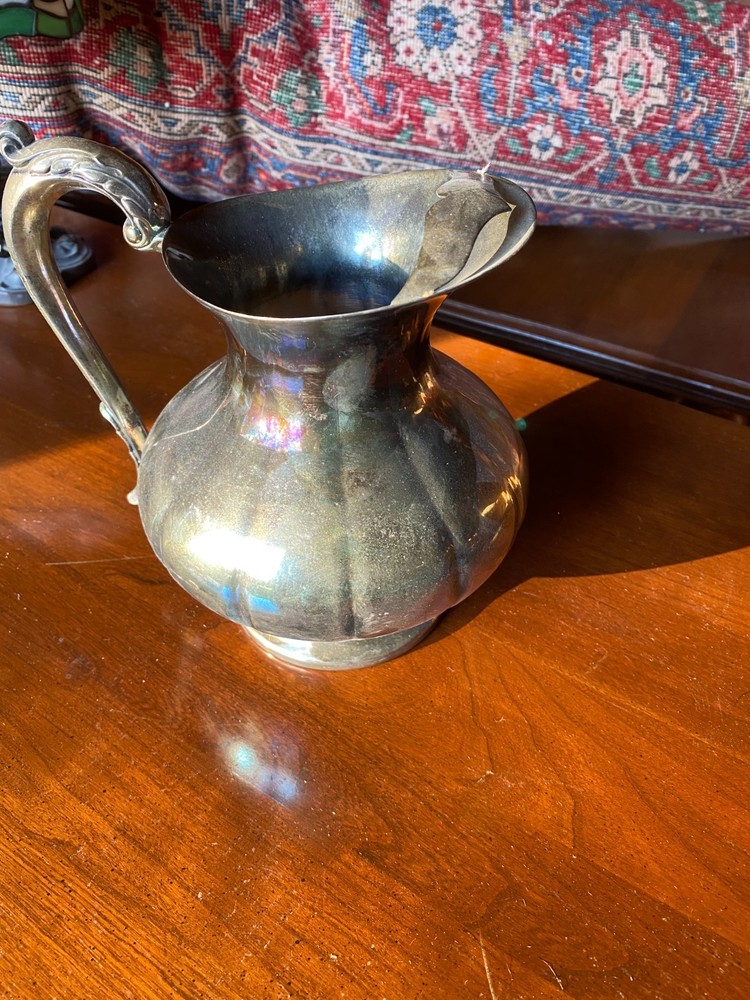 Vintage Reed Barton Water Pitcher Sliver Plated