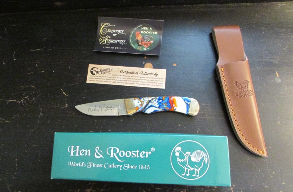 Hen & Rooster Michael Prater fixed blade hr-101mp/md