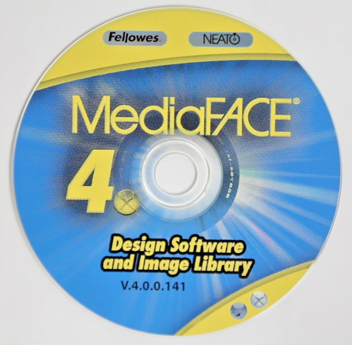 MediaFace 4 Design Software and Image Library V4 CD-ROM #9ey