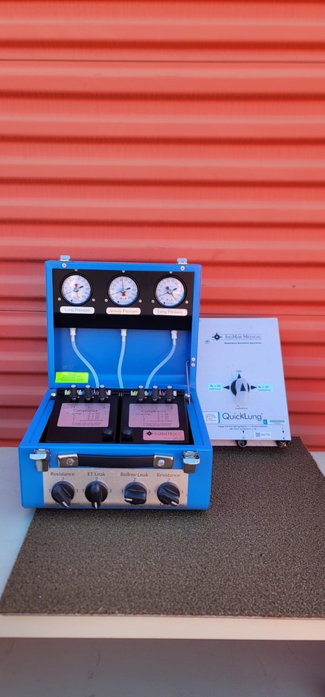 Pre-Owned IngMar Model SB 2000 Dual Compartment Lung Test Demo Simulator