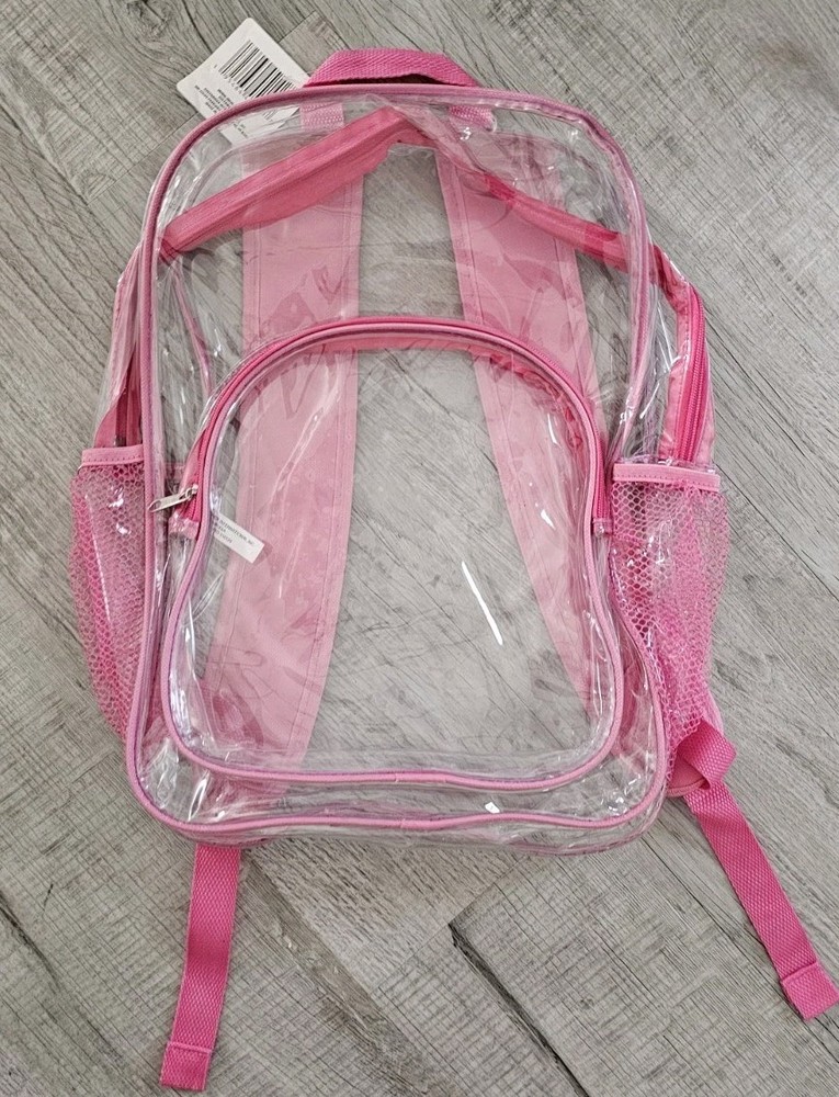 JOT 16" Kids Clear Pink Backpack