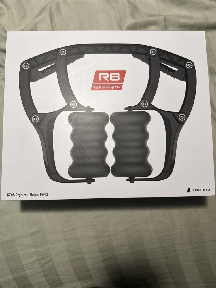ROLL Recovery R8 (Carbon Black) - Deep Tissue Massage Roller - NEW OPEN BOX