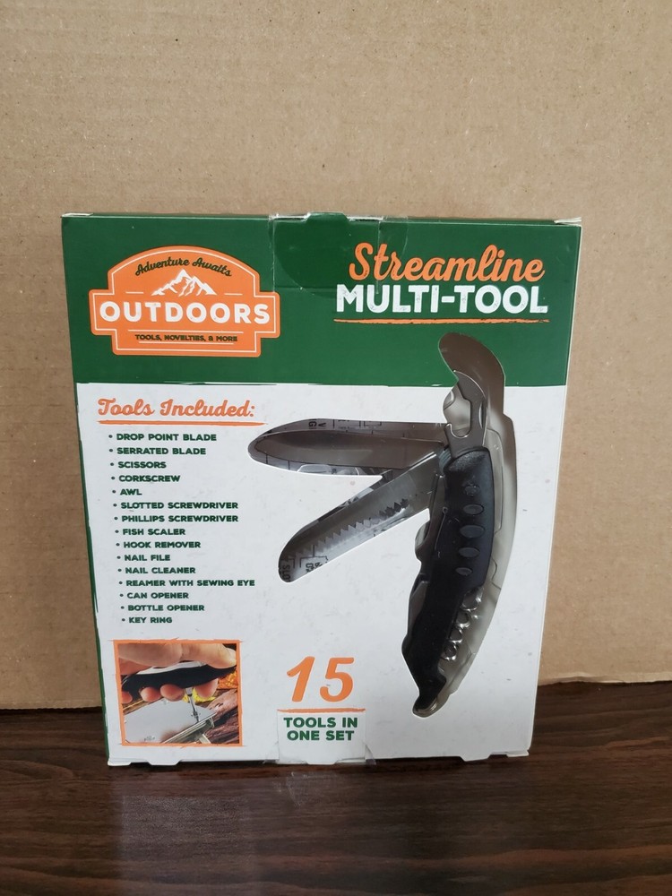 Outdoors Streamline Multitool 15 Tools In 1