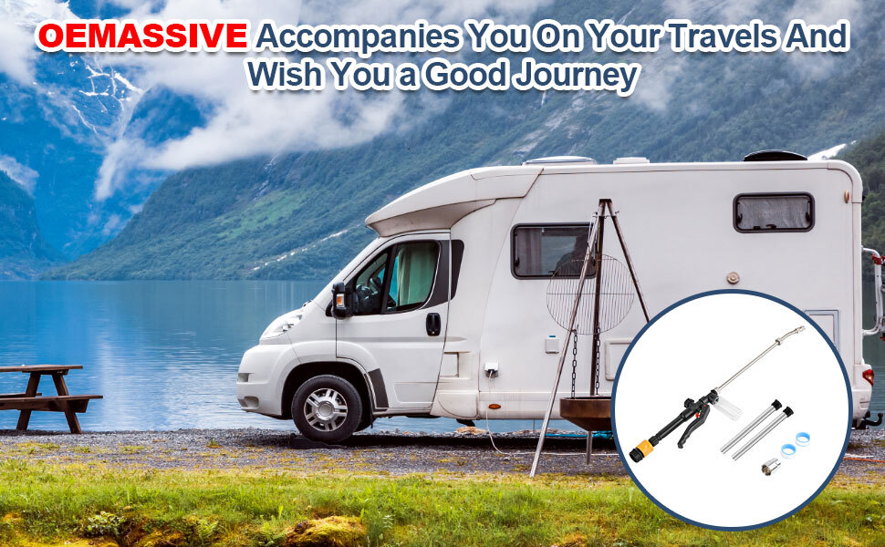 RV Water Heater Magnesium Anode Rod Flush Wand Rinser 9.25" For Suburban 232767