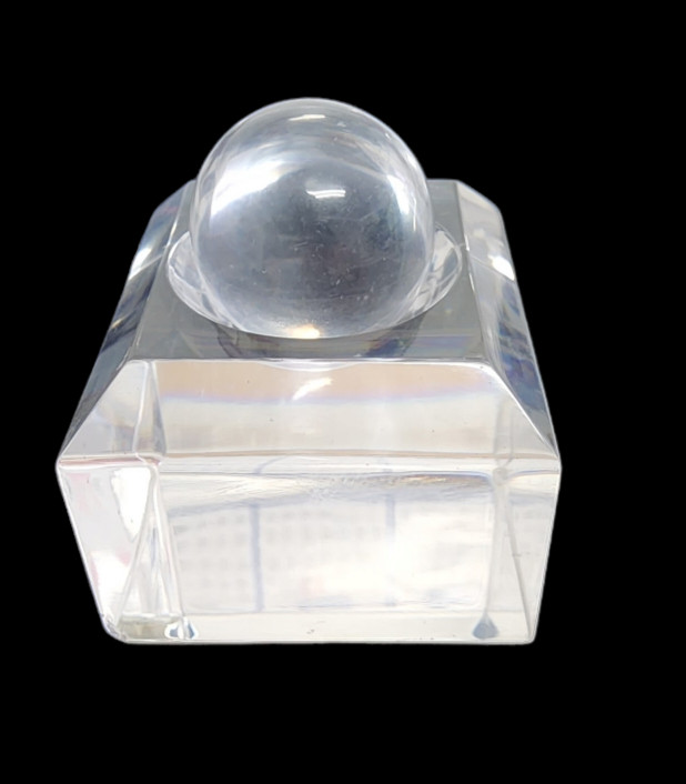 50pcs - 1/4" Diameter Clear Acrylic Solid Sphere Transparent Lab Craft Ball