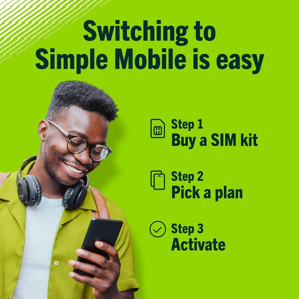 Simple Mobile Wireless SIM Card Kit 4G LTE