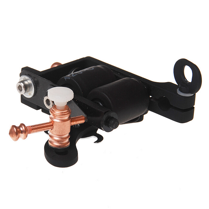 Coil Tattoo Machine Cast Iron Frame for Beginner 10 Wrap Liner 404-G