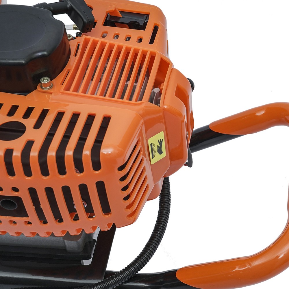 52cc 2-stroke Auger Post Hole Digger Petrol Post Hole Digger With 3 Drill Bits