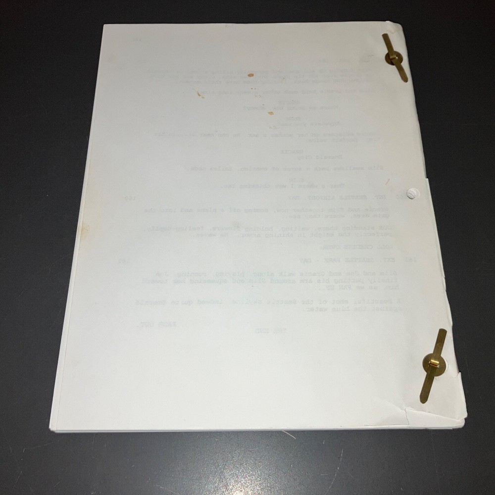 ENOUGH (2/16/01) Jennifer Lopez / Nicholas Kazan Final White Shooting Script+COA