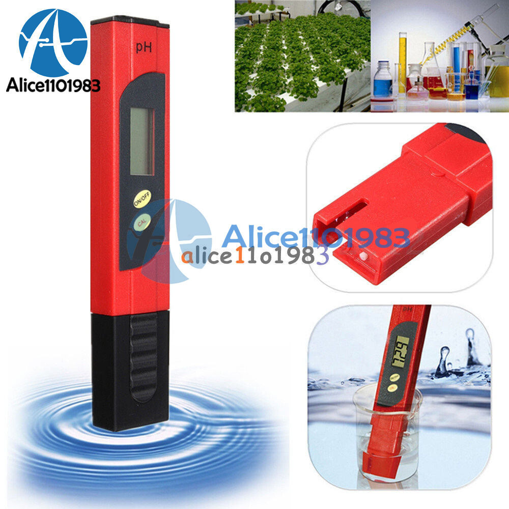 Digital LCD PH Meter TDS EC Water Purity PPM Filter Hydroponic Pool Tester