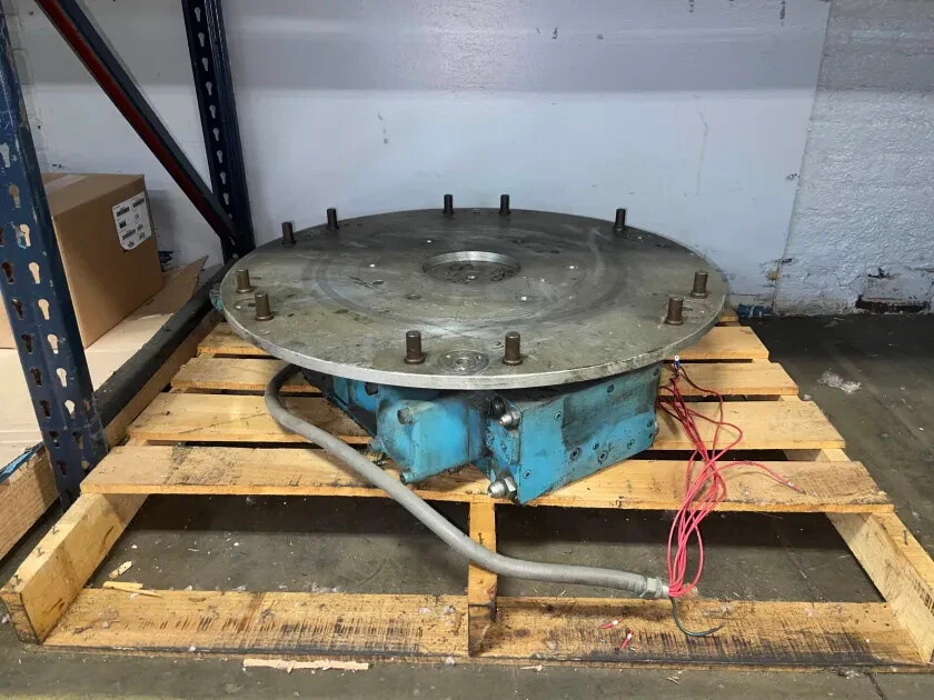Heavy-Duty Rotary Index Table with Hydraulic Cylinder and Control Assembly