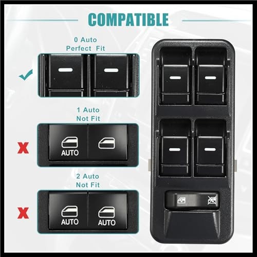 Front Left Driver Side Master Power Window Switch Fit for Land Rover LR3 -