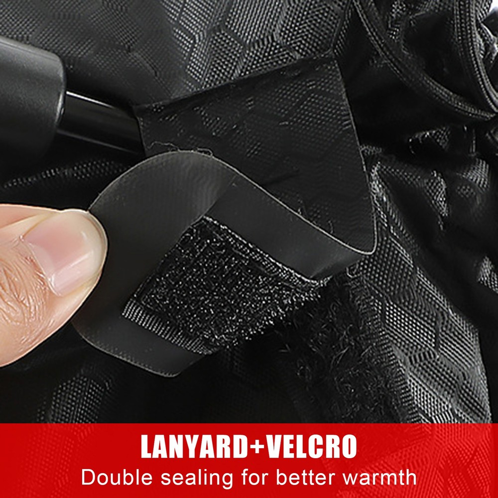 Motorcycle Warm Handlebar Muff Grip Handle Bar Muff Rainproof Riding Protective