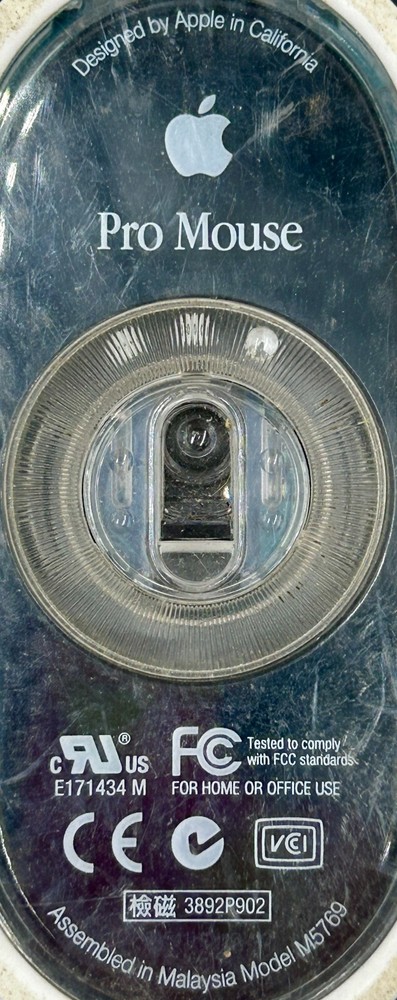 Apple Pro Mouse Clear Model M5769 works!