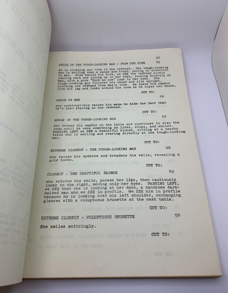 Original 1980 Modern Problems (1981) 20th Century Fox Chevy Chase Movie Script