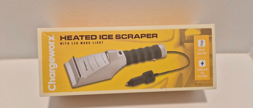 ChargeWorx Electric Heated Ice Scraper
