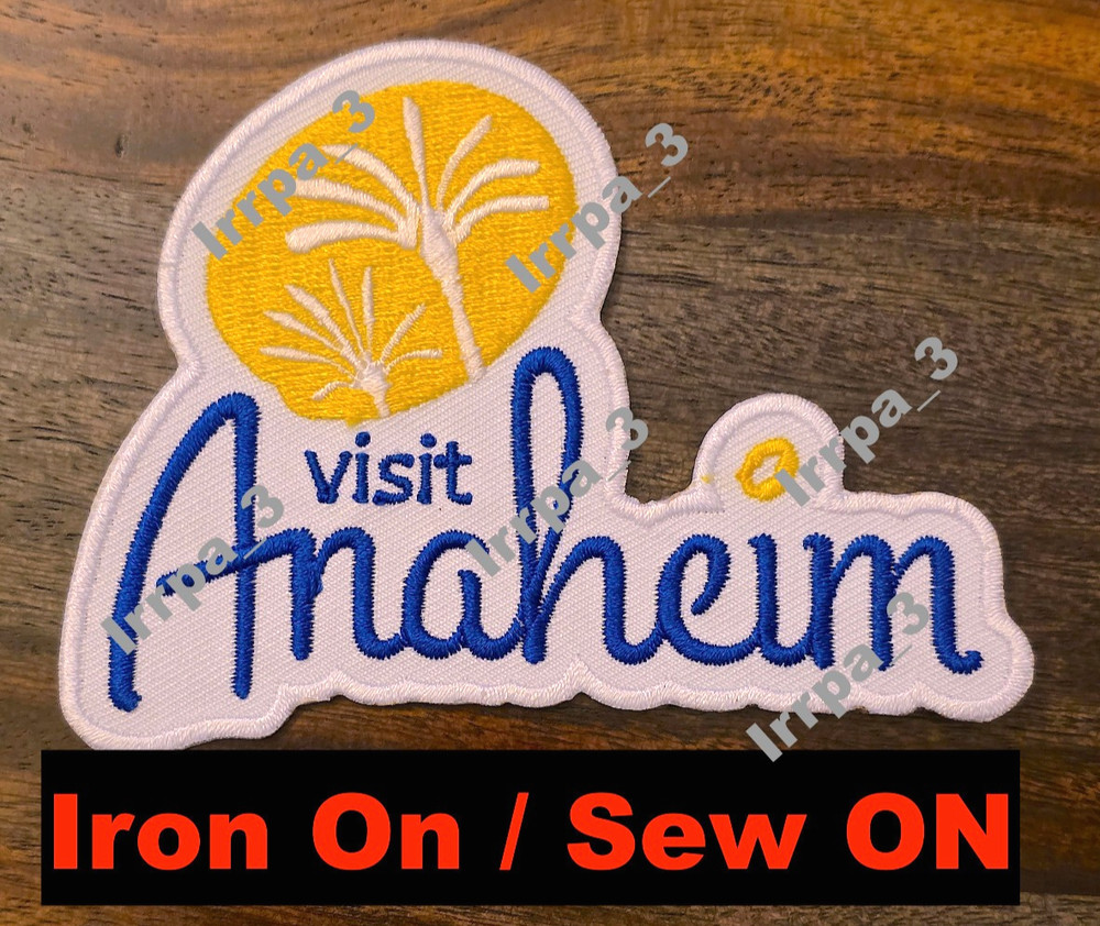 Visit Anaheim Patch Anaheim Ducks Patch Ad Patch Hockey Jersey Patch Advertising