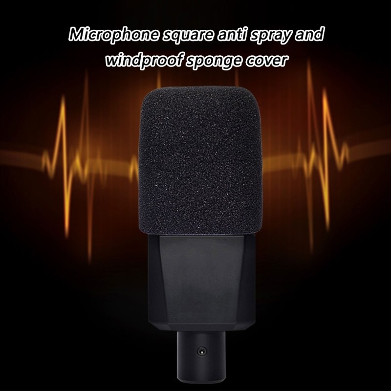 Professional Microphone Cover Wind Screen Wind Defender for Studio Recording