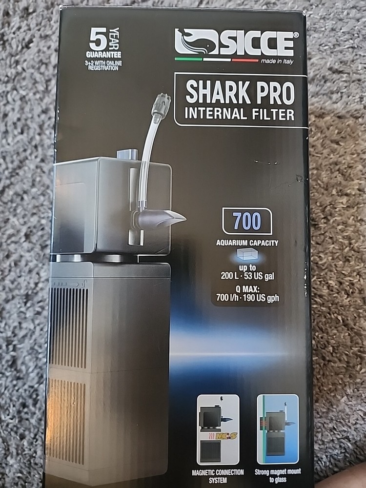 SHARK PRO 700 Internal Filter (190 gph) - Sicce