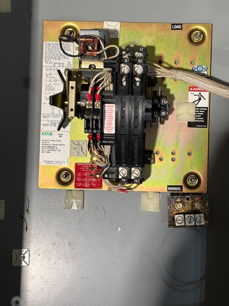 ASCO Series 300 Automatic Transfer Switch – 100A, 240V, 1-Phase