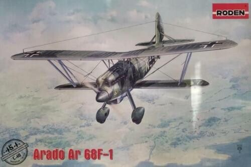 1/48 RODEN RD-454 Arado Ar 68F biplane fighter