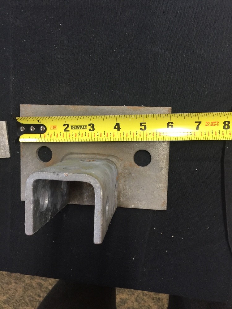 2- NEW - POWERSTRUT POST BASE, 2 hole FREEE SHIPPPPING
