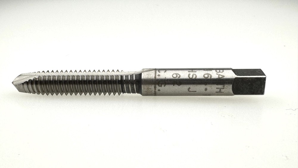 Bath 5/16"-18 spiral thread tap #62 NOS