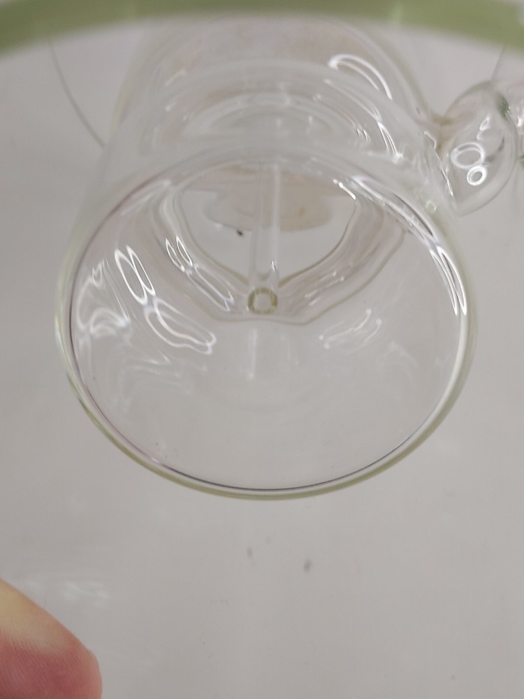 Vintage Wolfard or Wolfard style Handblown Glass Lantern
