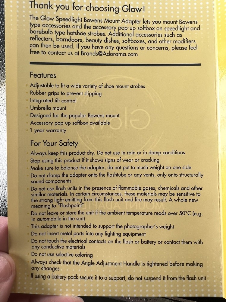 bowens s type mount adapter for speed light glow by flashpoint