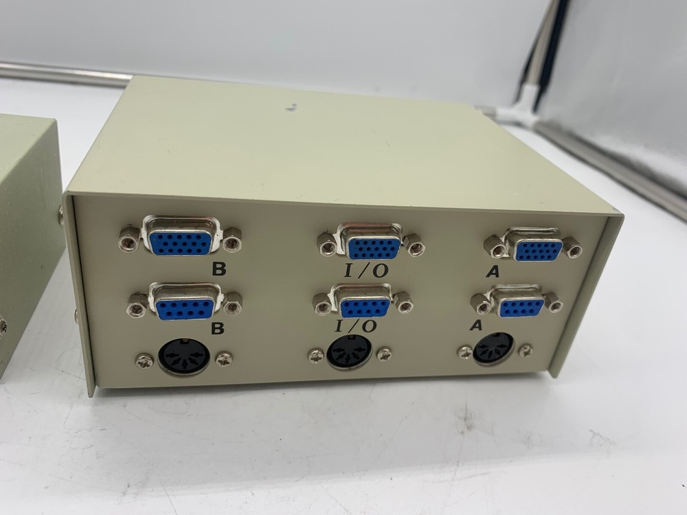 (1) 3 Port Data Transfer Switch and (1) 9 port Data Transfer Switch