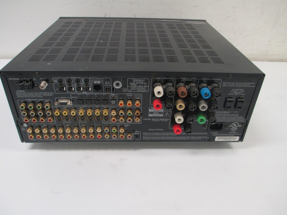 Integra DTR-6.5 A/V Receiver