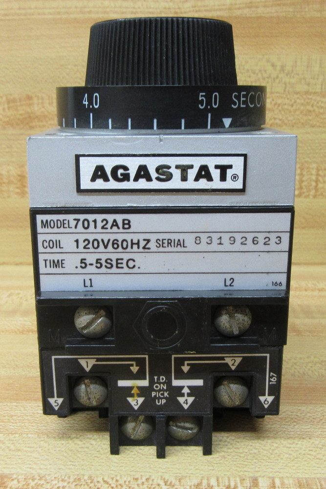 Agastat 7012AB Time-Delay Relay 7012-AB