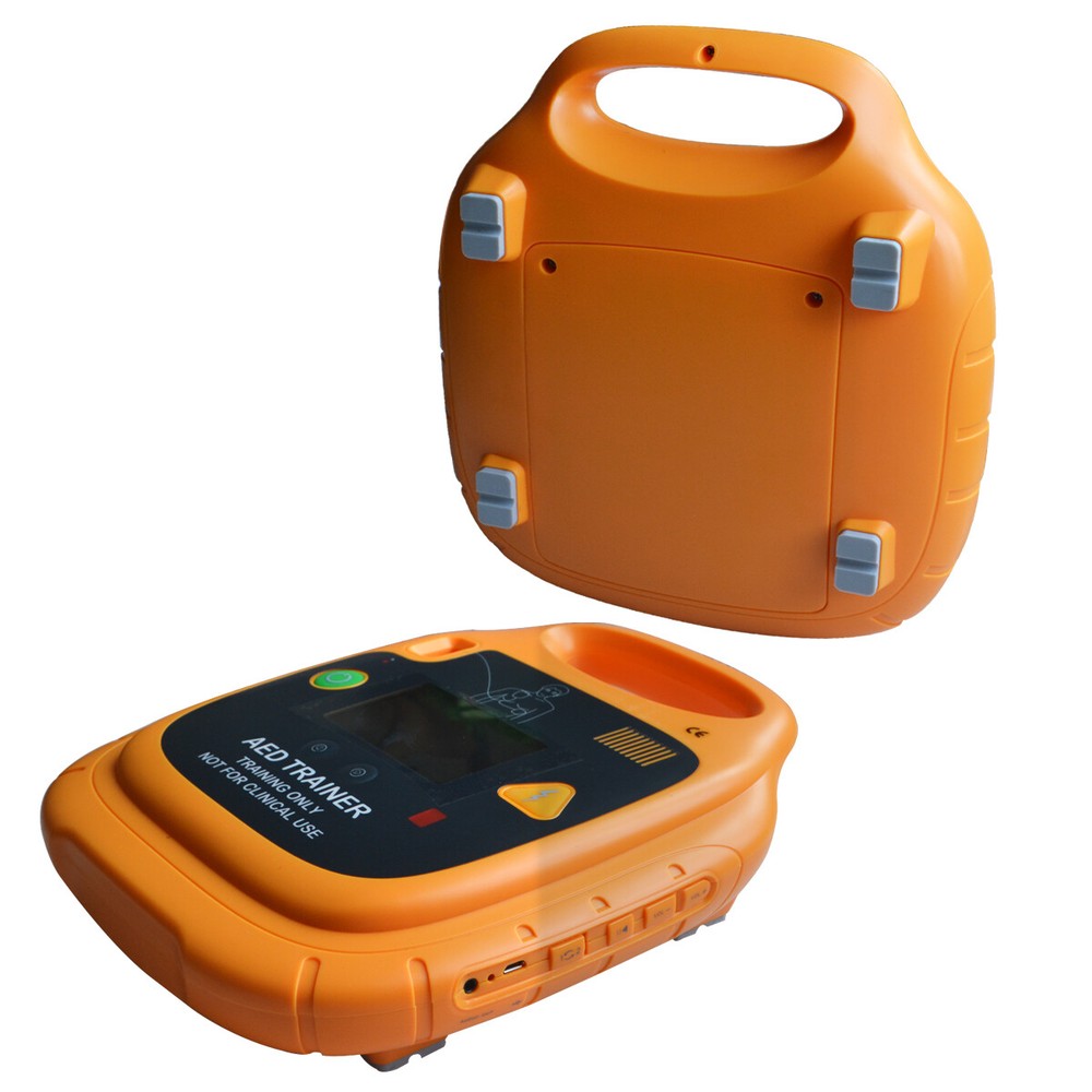 Rechargeable AED Trainer Automatic External AED Simulator Emergency with LCD